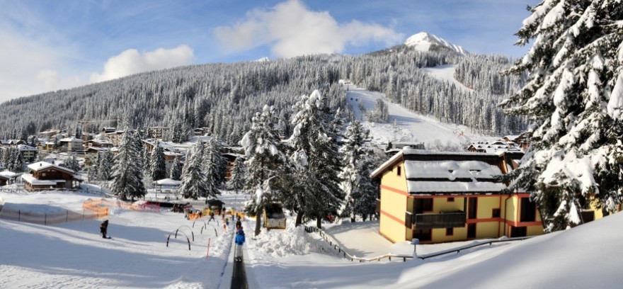 In centro a Madonna di Campiglio
